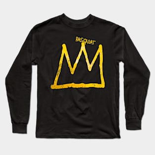 basquiat gold Long Sleeve T-Shirt